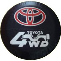 Чехол запасного колеса для внедорожников Toyota 4WD, размер 15, 16 и 17 дюймов